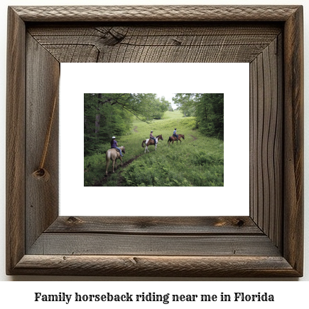 family horseback riding near me Florida